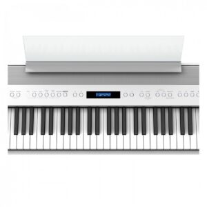 Roland FP-60X Digital Piano with Wood Frame Stand and Pedals White - Image 3