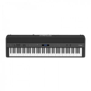 Roland FP-90X Digital Piano with Wood Frame Stand and Pedals Black - Image 2