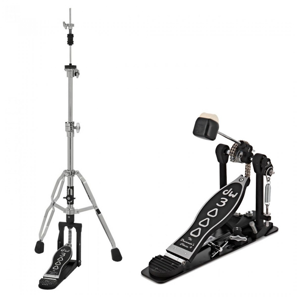 DW 3000 Series Fundamentals Hardware Set Single Pedal - Image 1
