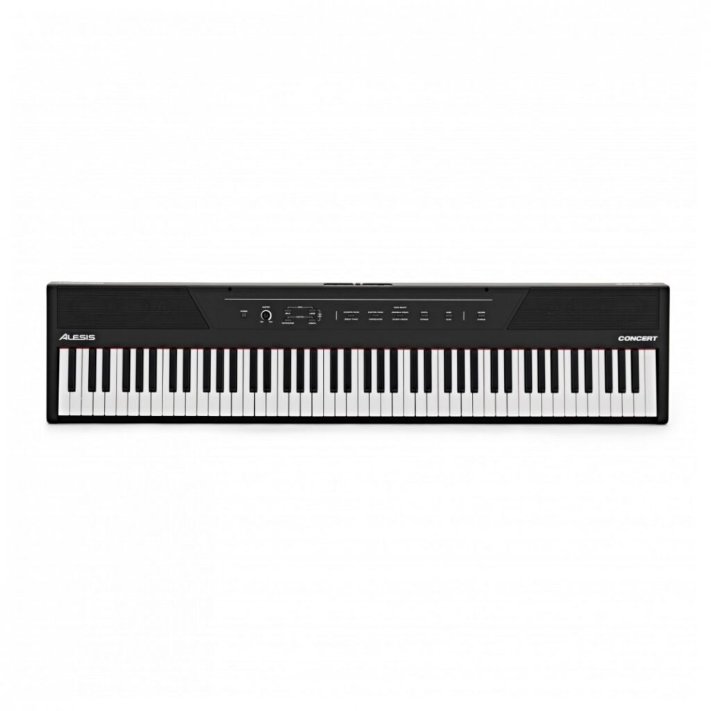 Alesis Concert 88 Key Semi-Weighted Digital Piano with Sustain Pedal