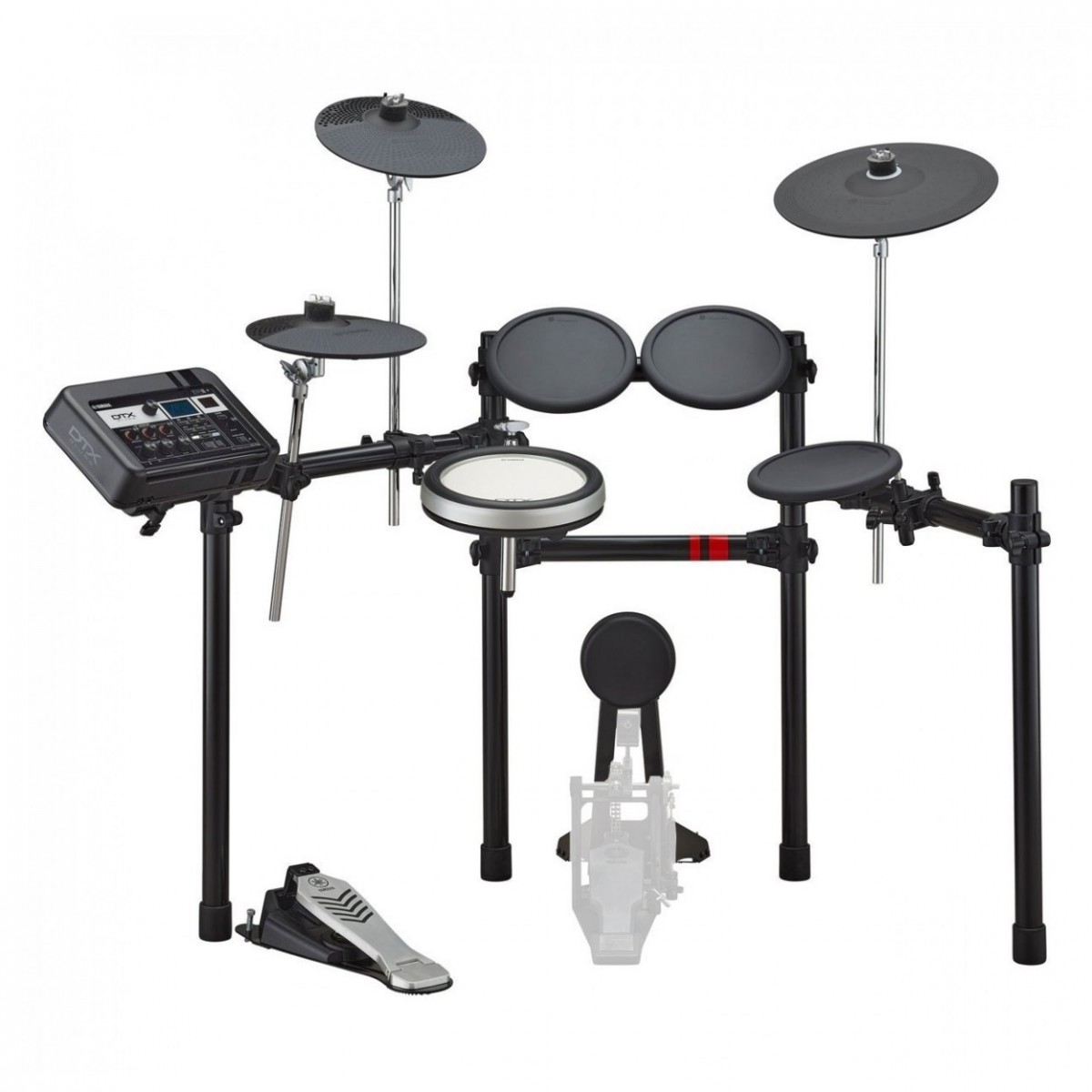 Yamaha DTX6K-X Electronic Drum Kit w/ Single Pedal Complete Bundle - Image 2