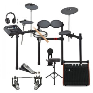 Yamaha DTX6K-X Electronic Drum Kit w/ Double Pedal Complete Bundle - Image 1