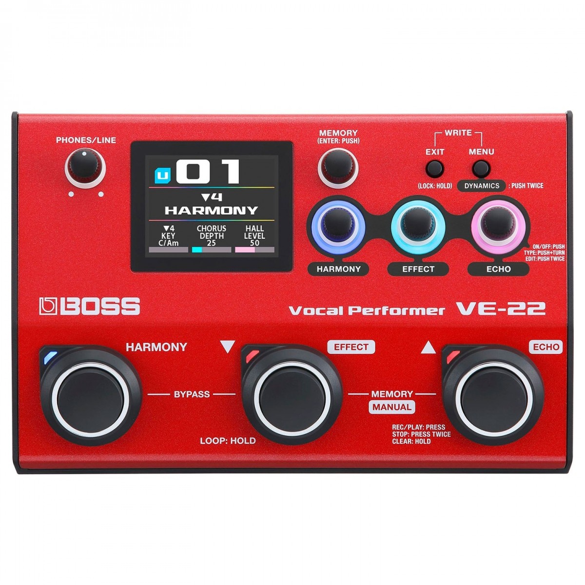 Boss VE-22 Vocal Performer Vocal Effects Processor - Image 1