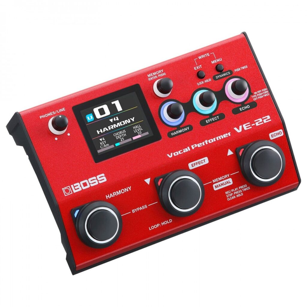 Boss VE-22 Vocal Performer Vocal Effects Processor