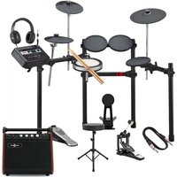 Yamaha DTX6K-X Electronic Drum Kit w/ Single Pedal Complete Bundle