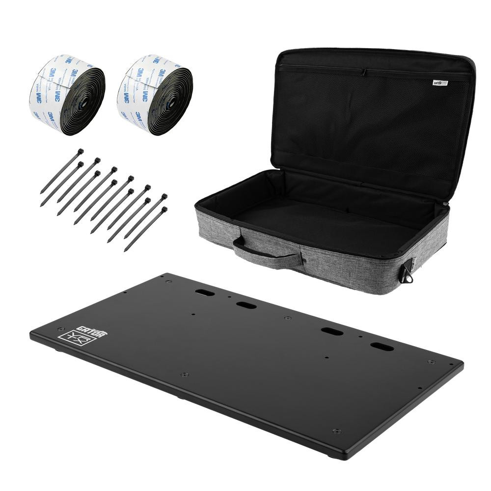 Gator Vertex Compact Pedal Board 23 x 13 Inch Surface with Gig Bag