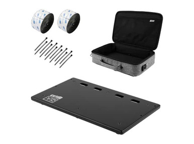 Gator Vertex Travel Lite Pedalboard 17 x 10 Inch Surface with Gig Bag