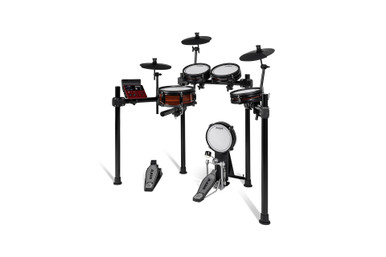 Alesis Nitro Pro Kit Bundle Including Throne, Headphones & Double Pedal