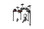 Alesis Nitro Pro Kit Bundle Including Throne, Headphones & Double Pedal - Image 4