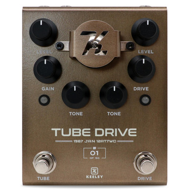 Keeley Limited Edition Tube Drive 12AT7WC Dual Overdrive Pedal