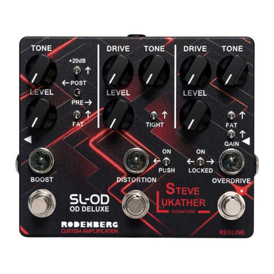 Rodenberg SL-OD Deluxe Steve Lukather Signature Overdrive Pedal in Redline