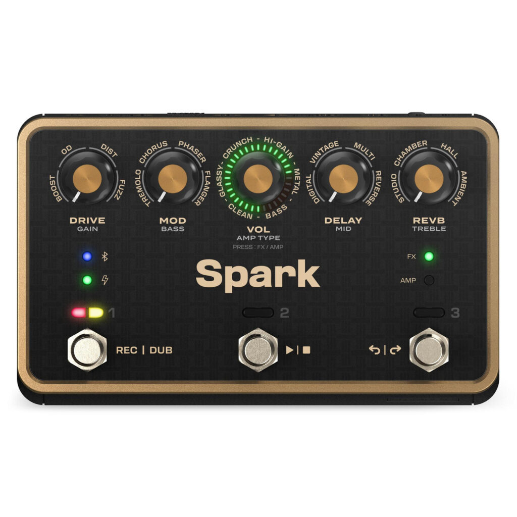 Positive Grid Spark PEDAL Smart Amp, Multi-FX & Looper