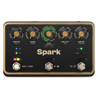 Positive Grid Spark PEDAL Smart Amp, Multi-FX & Looper