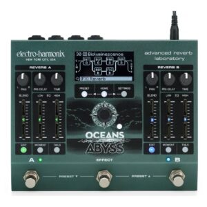 Electro Harmonix Oceans Abyss Dual Stereo Reverb Pedal - Image 1