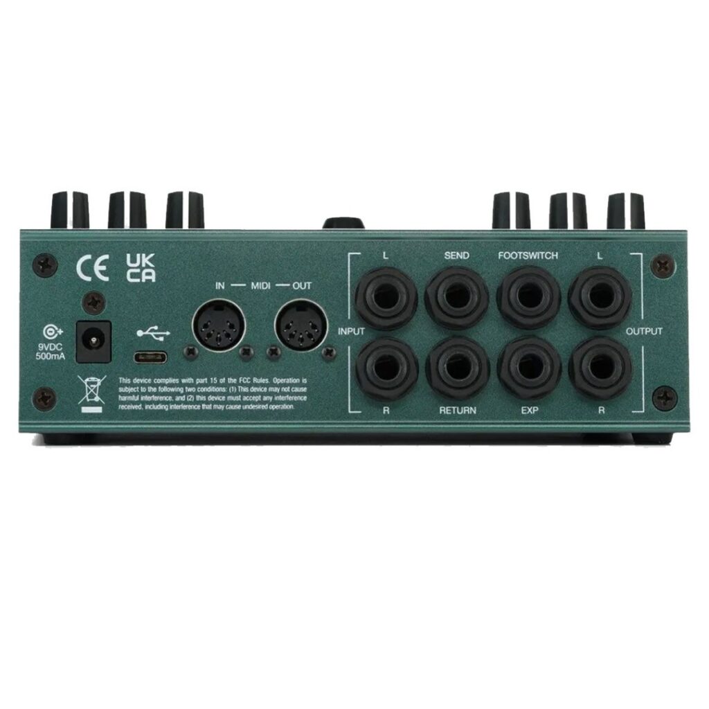 Electro Harmonix Oceans Abyss Dual Stereo Reverb Pedal