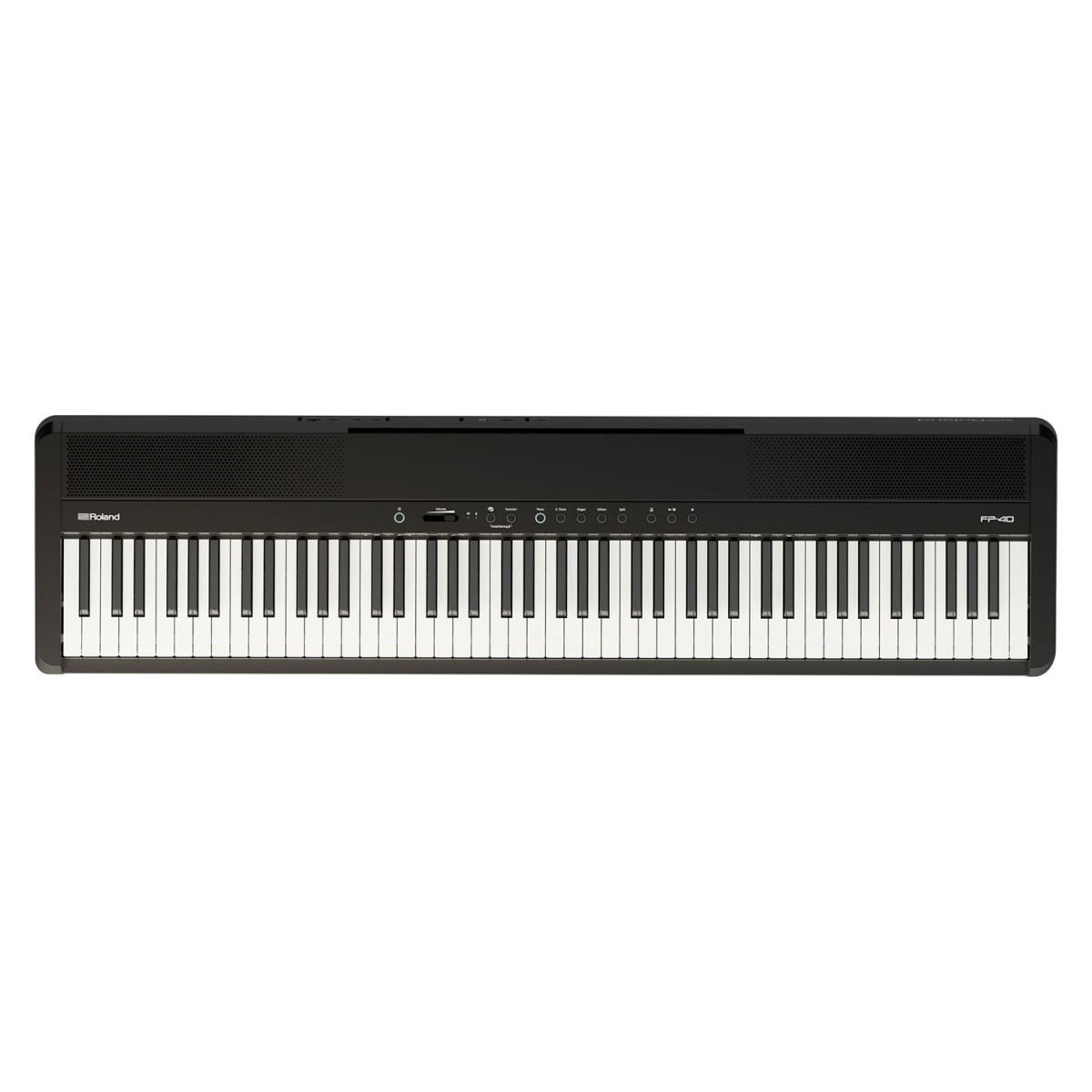 Roland FP-40 Digital Piano with Wood Frame Stand and Triple Pedal Unit Black - Image 2