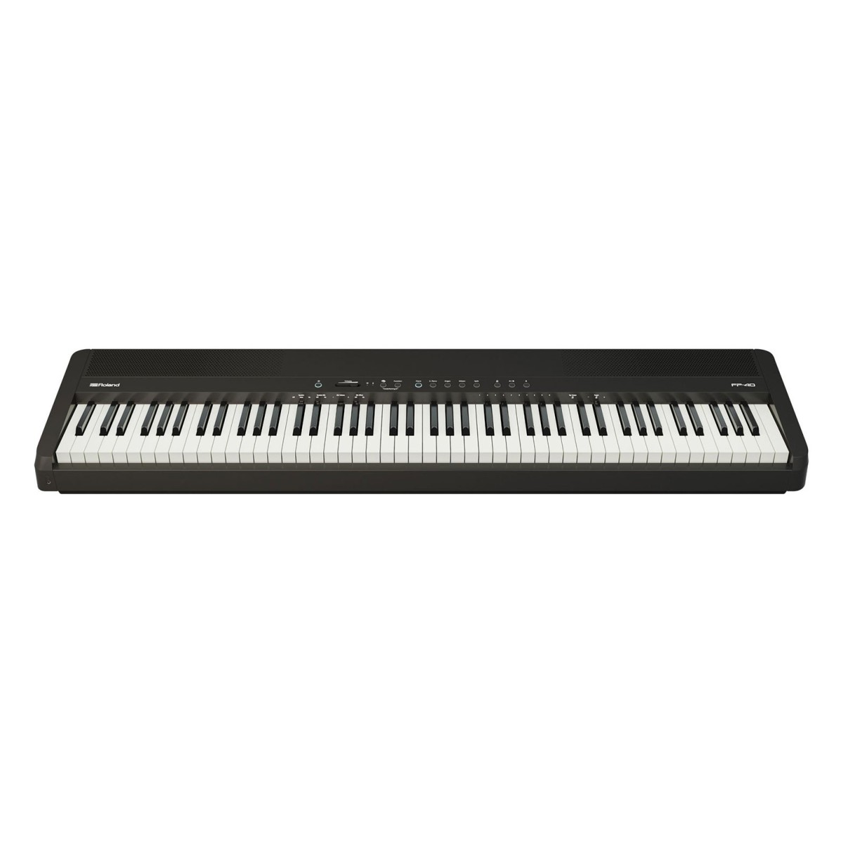 Roland FP-40 Digital Piano with Wood Frame Stand and Triple Pedal Unit Black - Image 3
