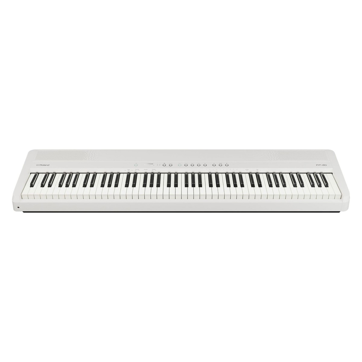 Roland FP-40 Digital Piano with Wood Frame Stand and Triple Pedal Unit White - Image 3