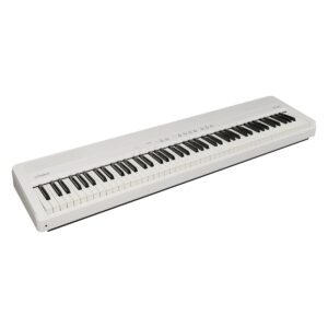 Roland FP-40 Digital Piano with Wood Frame Stand and Triple Pedal Unit White - Image 4