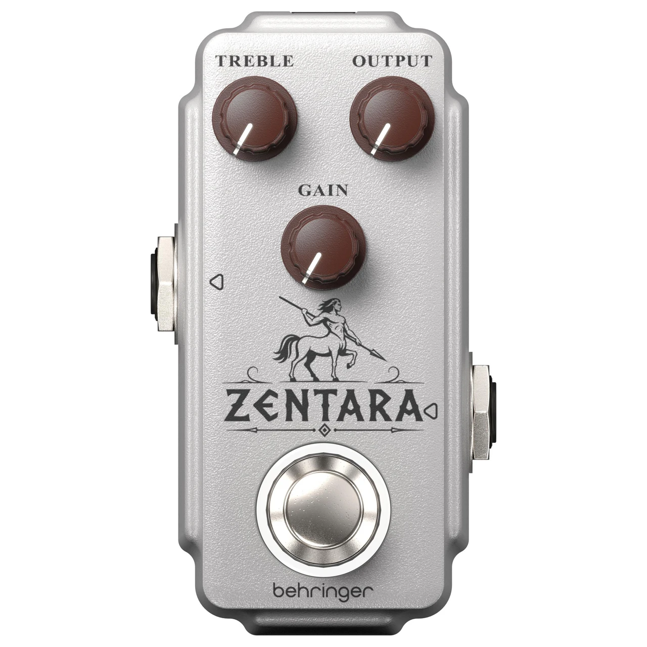 Behringer Zentara Mini Overdrive Pedal in Silver - Image 1