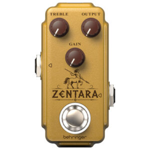 Behringer Zentara Mini Overdrive Pedal in Gold - Image 2
