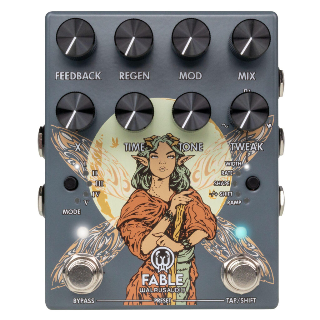 Walrus Audio Fable MKII Granular Soundscape Generator FX Pedal in Grey