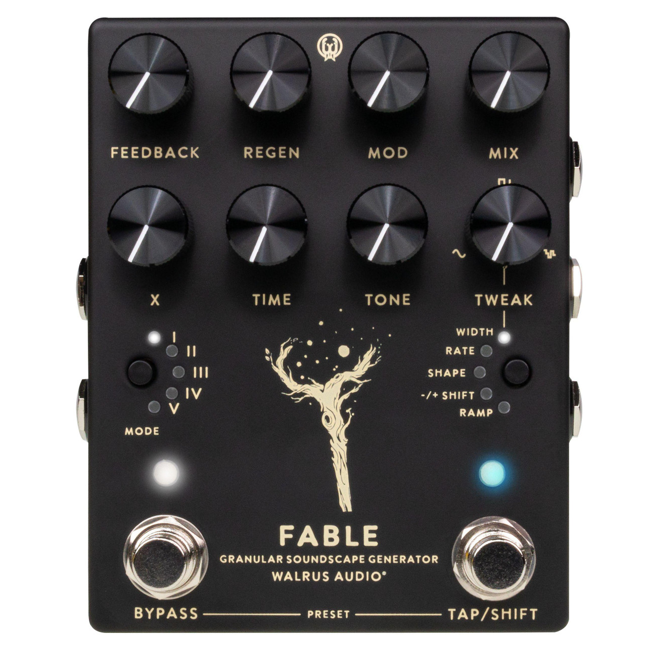 Walrus Audio Fable MKII Granular Soundscape Generator FX Pedal in Black - Image 1