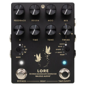 Walrus Audio Lore MKII Reverse Soundscape Generator FX Pedal in Black - Image 2
