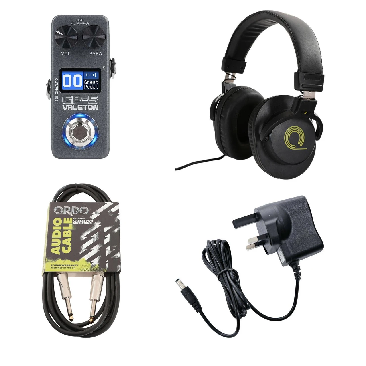 Silent Practice Bundle with Valeton GP-5 Multi-FX, Amp & IR Loader Mini Pedal - Image 1