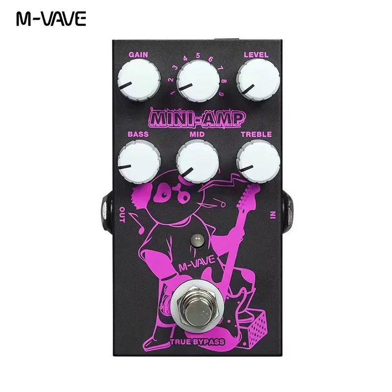M-Vave Guitar Effect Pedal Distortion Overdrive True Bypass Portable Electric Guitar Effector For Stage Performance