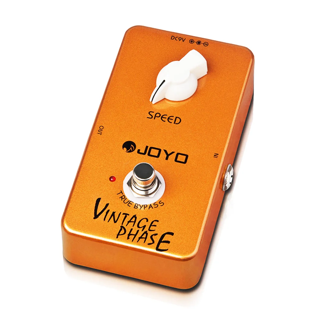 JOYO JF-06 Vintage Phase Guitar Pedal with SPEED Knob Re-Creates Classic Phaser Sounds of 70's