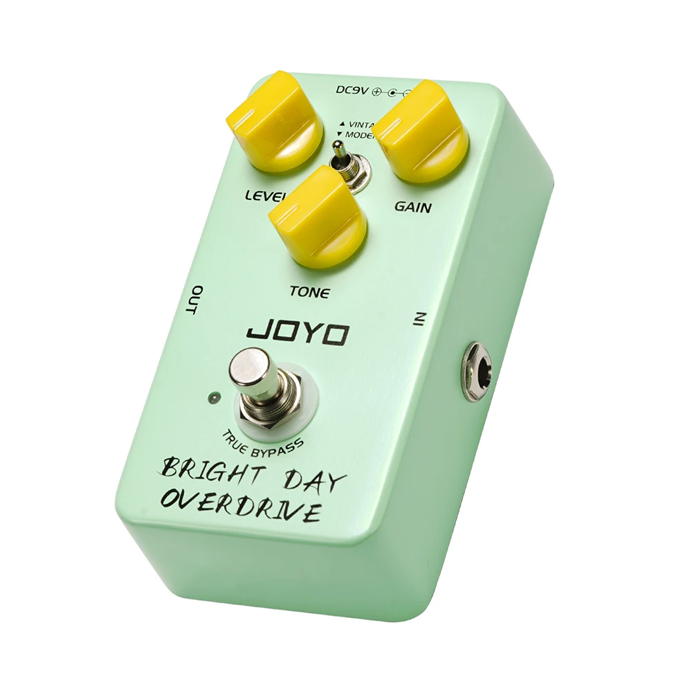 JOYO JF-25 BRIGHT DAY Overdrive Guitar Pedal from Vintage to Modern Tone High Gain Blues Ovedrive Pedal True Bypass