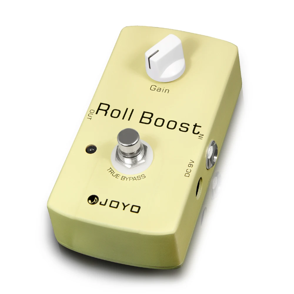 JOYO JF-38 ROLL BOOST Guitar Pedal Clean Clear Transparent Original Guitar Tone Up to 35dB Boost Pedal