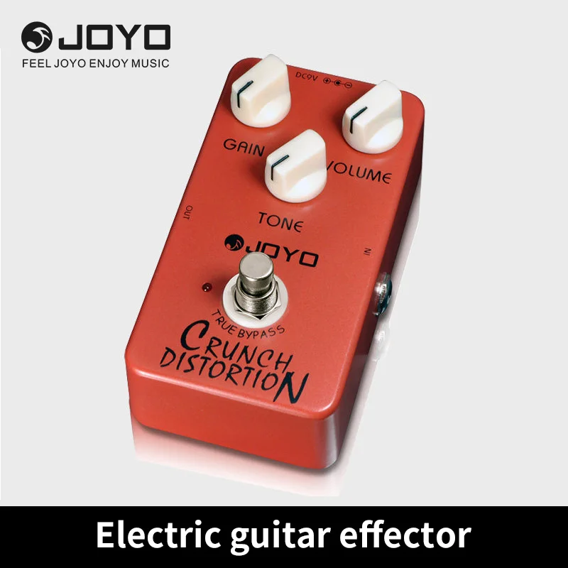 JOYO JF-03 Crunch Distortion Guitar Pedal Rock Pedal from Clean Boost Distortion British Single Block Effect Guitar Pedal
